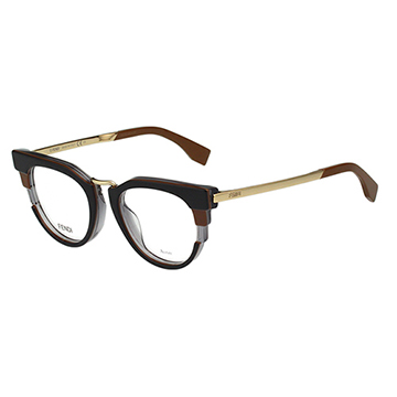 FENDI 廣告主打 光學眼鏡 (黑色)FF0115