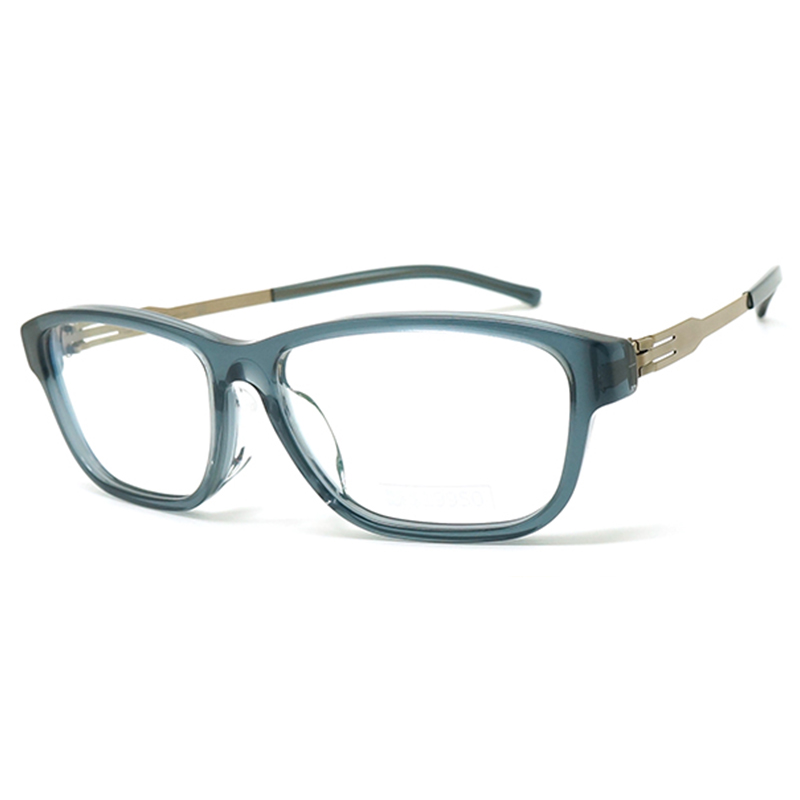 【ic! berlin】德國薄鋼光學眼鏡鏡框 120 weibe stadt bronze 無螺絲專利設計 52mm