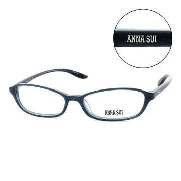 Anna Sui 日本安娜蘇 個性時尚造型平光眼鏡(藍綠) AS05604