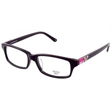 Anna Sui 安娜蘇 經典薔薇金屬蝴蝶花園造型眼鏡(深紫色) AS521767