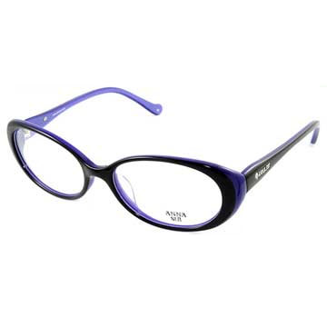 Anna Sui 安娜蘇 經典祕密花園系列造型眼鏡(黑藍色) AS526007