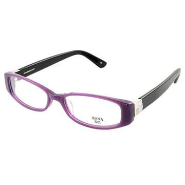Anna Sui 安娜蘇 經典紫色花園造型眼鏡(紫色) AS501713