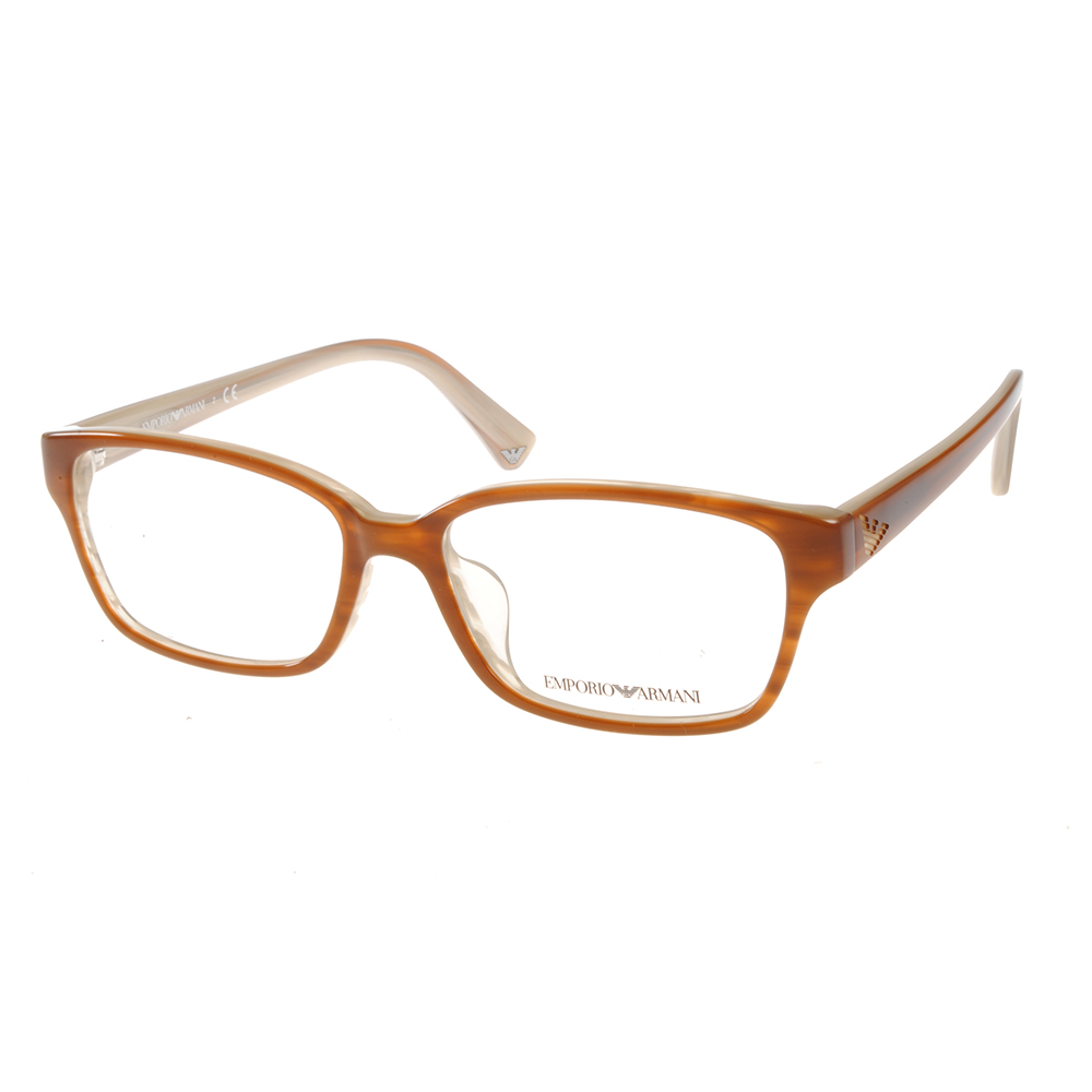 EMPORIO ARMANI眼鏡 經典時尚方框(棕) #EA3012D 5054