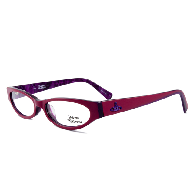Vivienne Westwood 英國薇薇安魏斯伍德★復古時尚造型光學眼鏡(紅紫) VW152-03