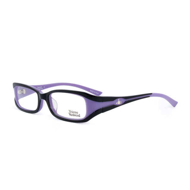 Vivienne Westwood 英國薇薇安魏斯伍德★英倫立體雕刻風格光學眼鏡 (黑紫) VW156-01