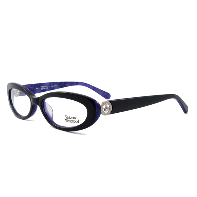 Vivienne Westwood 英國薇薇安魏斯伍德★英倫龐克風光學眼鏡(黑紫) VW153-04