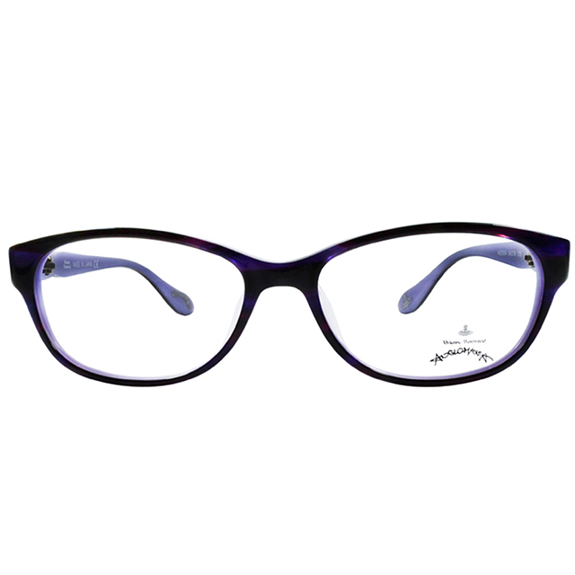 【Vivienne Westwood】英國Anglomania●休閒圓框光學眼鏡(紫)AN29004