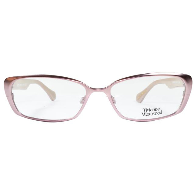 【Vivienne Westwood】英國薇薇安魏斯伍德英倫Titanium龐克光學眼鏡(粉) VW287V02