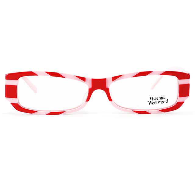 【Vivienne Westwood】英國薇薇安魏斯伍德俏皮線條光學眼鏡(紅) VW053-03