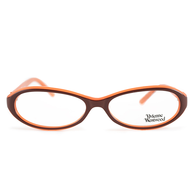 【Vivienne Westwood】英國薇薇安魏斯伍德簡約金色星球光學眼鏡(橘) VW132-02