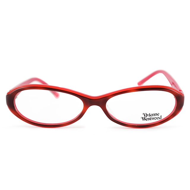 【Vivienne Westwood】英國薇薇安魏斯伍德簡約金色星球光學眼鏡(紅) VW132-04