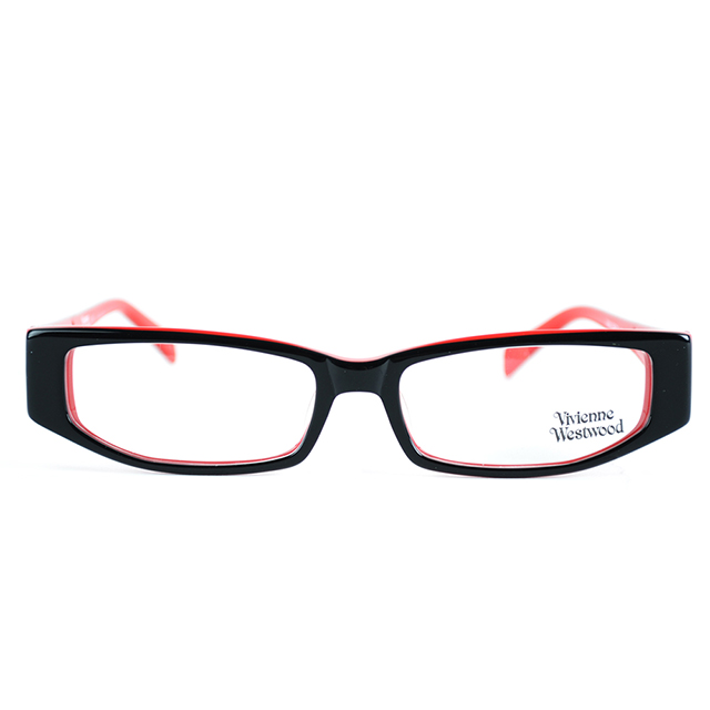 【Vivienne Westwood】英國薇薇安魏斯伍德個性流星系列光學眼鏡(黑/紅) VW135-01