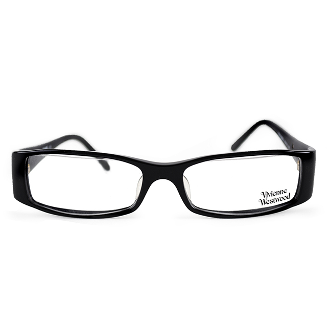 【Vivienne Westwood】英國薇薇安魏斯伍德簡約星球系列光學眼鏡(黑) VW166-01