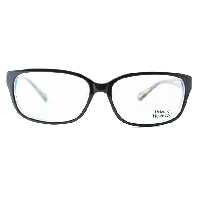 【Vivienne Westwood】英國薇薇安魏斯伍德都會格紋光學眼鏡(黑) VW262-04