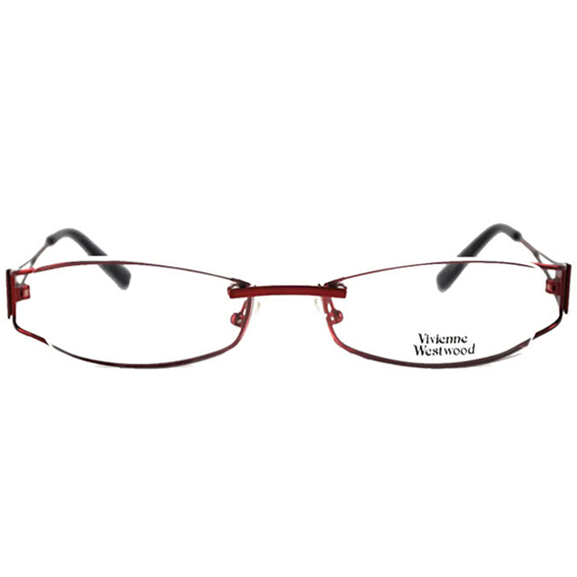 【Vivienne Westwood】英國經典質感金屬細框光學眼鏡(紅) VW119-01