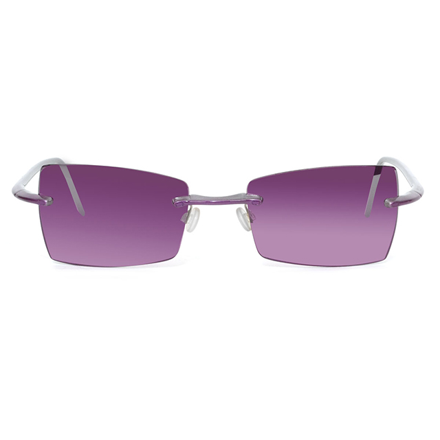 EXTe 義大利 個性方框漸層陽眼鏡 /紫 EX65S9i1