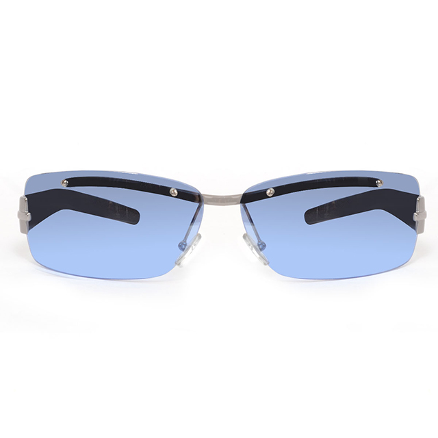 EXTe 義大利 漸層利落感造型太陽眼鏡 / 藍 EX53003