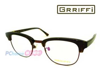 GRRIFFi 日本製 新穎設計精品 展現個人獨特風格 GA-3102 玳瑁深咖啡 公司貨正品