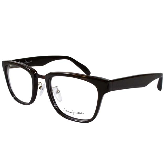 Yohji Yamamoto 山本耀司時尚方框造型光學眼鏡-深棕 YY1018-115