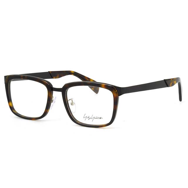 Yohji Yamamoto 山本耀司 方型時尚前衛光學眼鏡-琥珀-YY1021-127