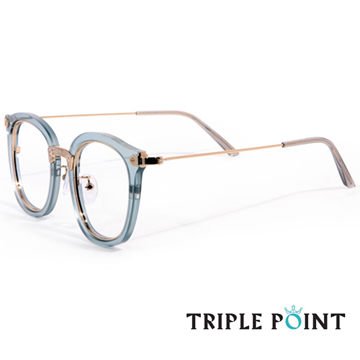 TRIPLE POINT 韓國潮人鏡框 AR系列光學眼鏡【AR LBL】透明藍+金