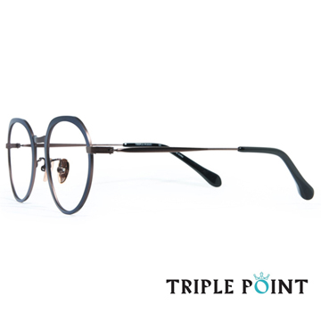 TRIPLE POINT 韓國潮人鏡框 F系列光學眼鏡【F NV】深藍+深棕
