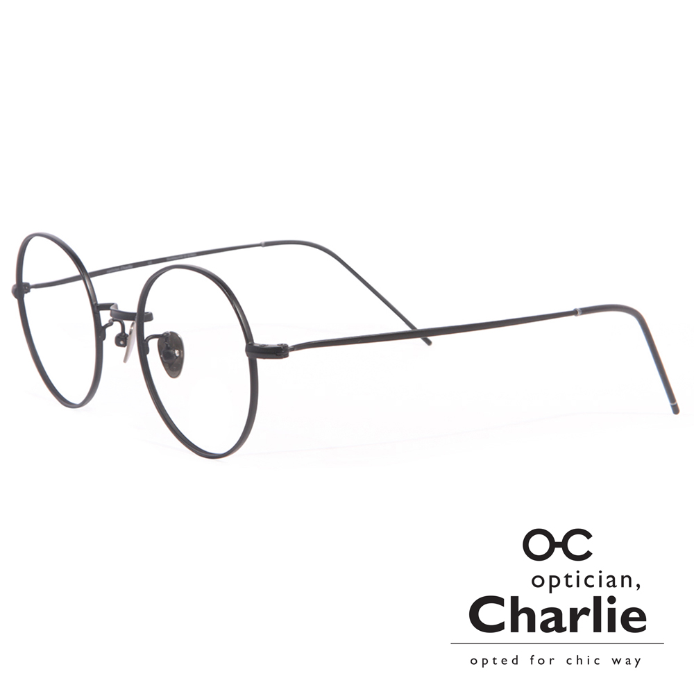 Optician Charlie 韓國亞洲專利自我時尚潮流 ET系列光學眼鏡 - ET BK(黑)