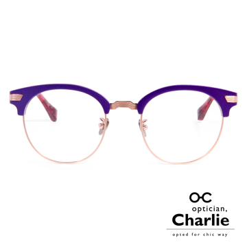 Optician Charlie 韓國亞洲專利自我時尚潮流 FP系列光學眼鏡 - FP PU(紫)