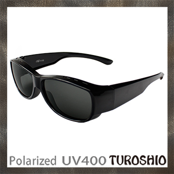 Turoshio TR90 偏光套鏡-近視/老花可戴 H80102 C1 黑(小)