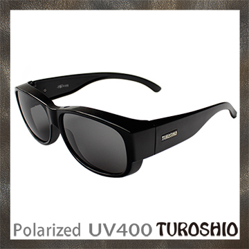 Turoshio TR90 偏光套鏡-近視/老花可戴 H80099 C1 黑(中)