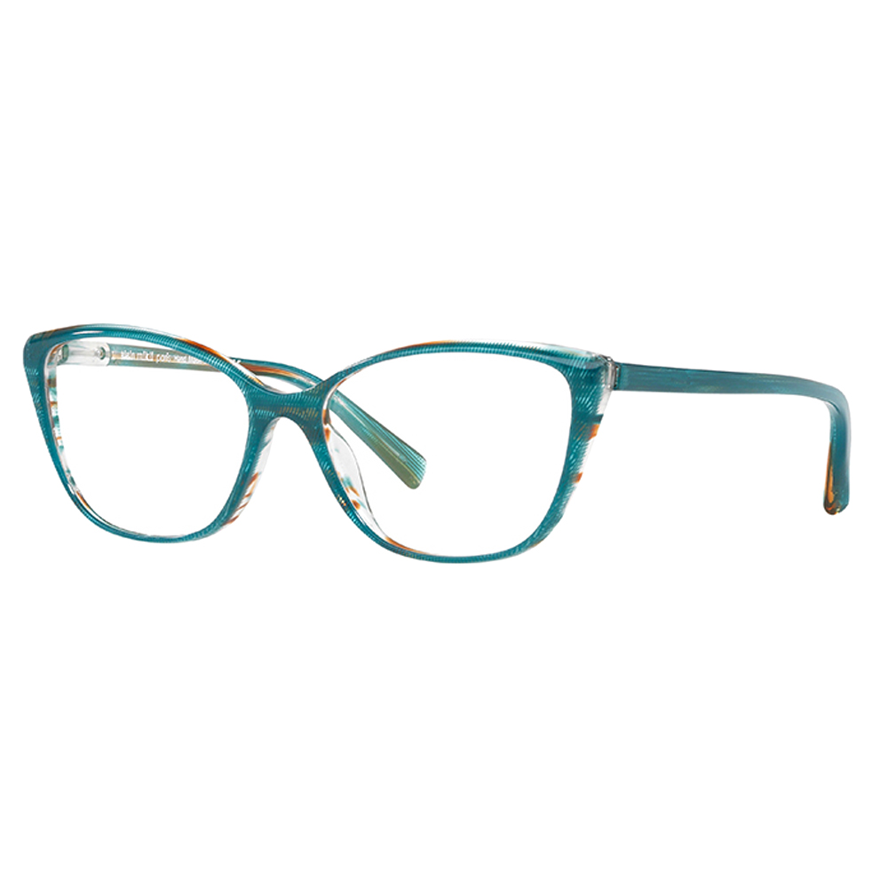 alain mikli 法式絢彩網點線條時尚光學眼鏡(湖水綠)AL3082-002