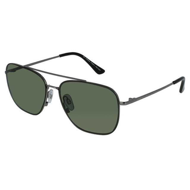【INVU】瑞士質感經典飛行員偏光太陽眼鏡(綠/槍色) P1006C