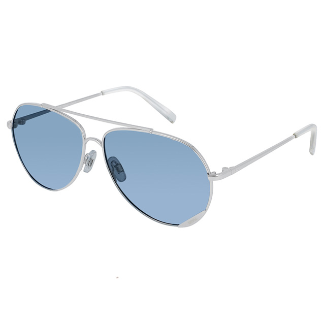 【INVU】瑞士時尚飛行員框偏光太陽眼鏡(銀) T1005D