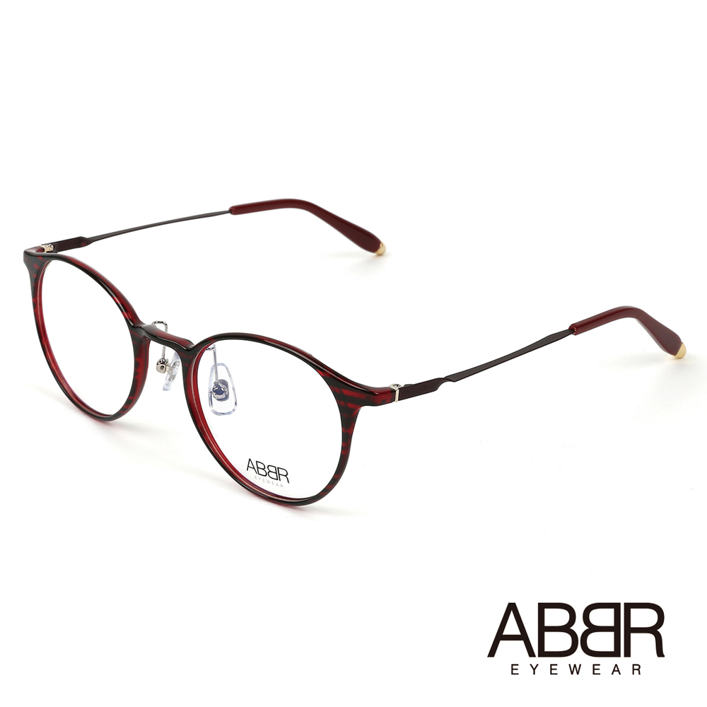 ABBR 北歐瑞典現代流行硬鋁合金光學眼鏡(紅) MO-01-001-C22