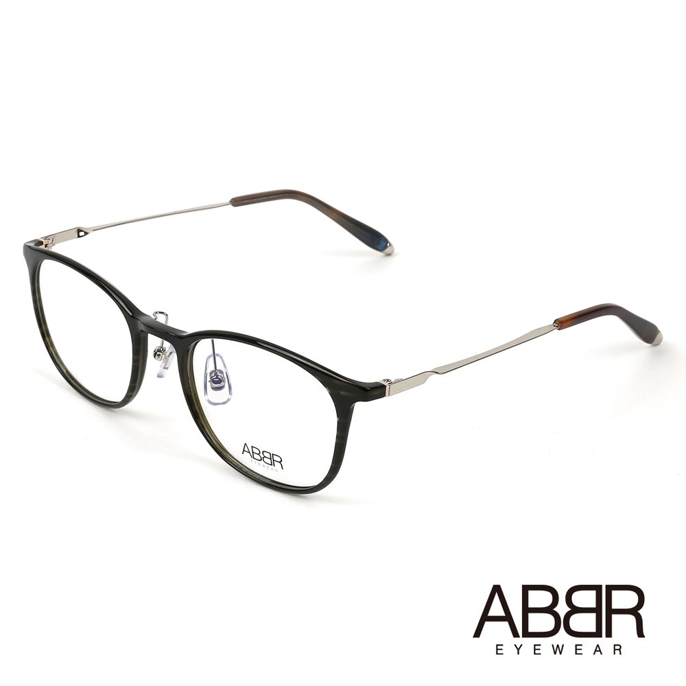 ABBR 北歐瑞典現代流行硬鋁合金光學眼鏡(斑馬灰) MO-01-002-C21
