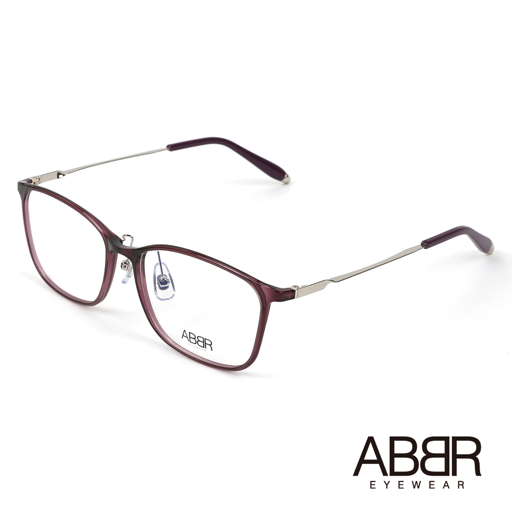 ABBR 北歐瑞典現代流行硬鋁合金光學眼鏡(紫) MO-01-004-C24