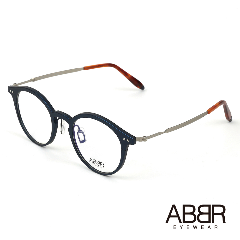 ABBR 北歐瑞典新典範硬鋁合金光學眼鏡(深藍) NP-01-003-Z13