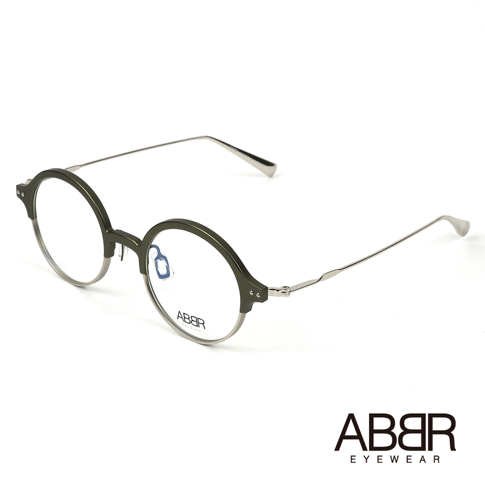 ABBR 北歐瑞典新典範硬鋁合金光學眼鏡(消光綠) NP-01-004B-Z07