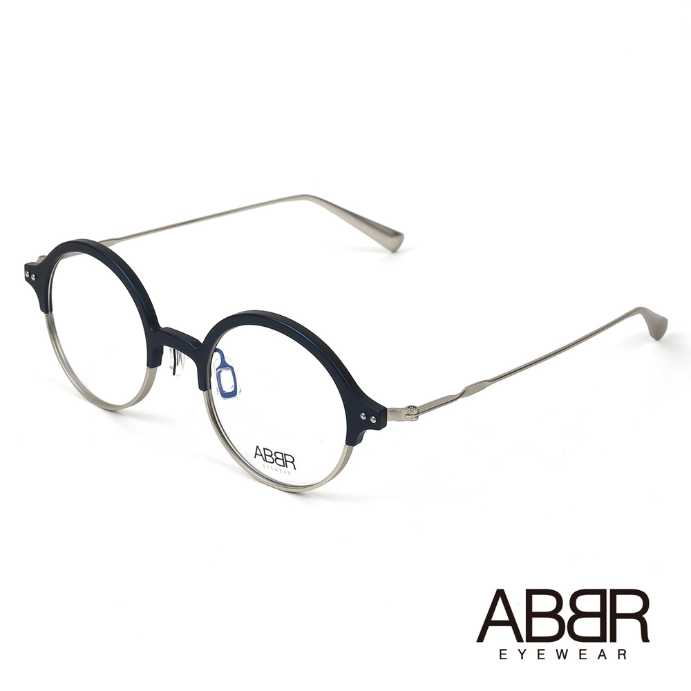 ABBR 北歐瑞典新典範硬鋁合金光學眼鏡(深藍) NP-01-004B-Z13