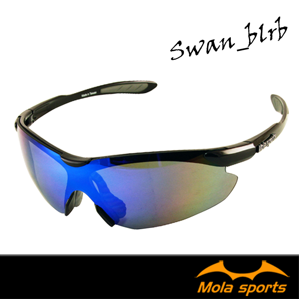 MOLA SPORTS 摩拉運動太陽眼鏡 藍色多層膜頂級鏡片 超輕 男女可戴 跑步/高爾夫/自行車