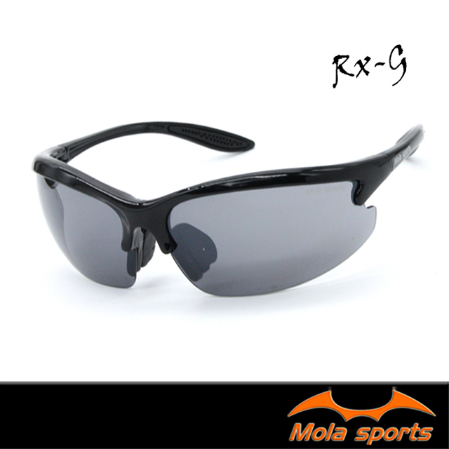 MOLA摩拉射擊眼鏡運動安全太陽眼鏡護目鏡 近視可戴 UV400 Rx-g