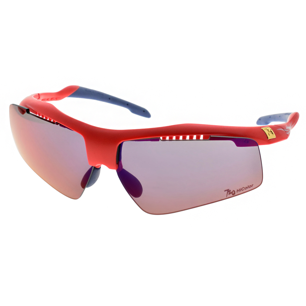 720運動太陽眼鏡 飛磁換片 水銀鏡面款(紅-淡紫水銀) #720B304B2 C14
