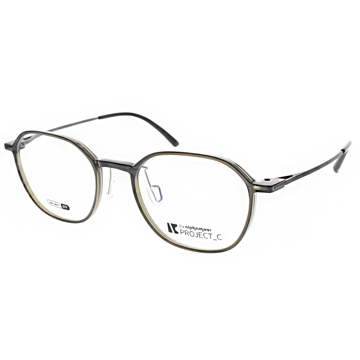 Alphameer 光學眼鏡 多邊造型款(透墨綠-霧槍)#AM3909 C71