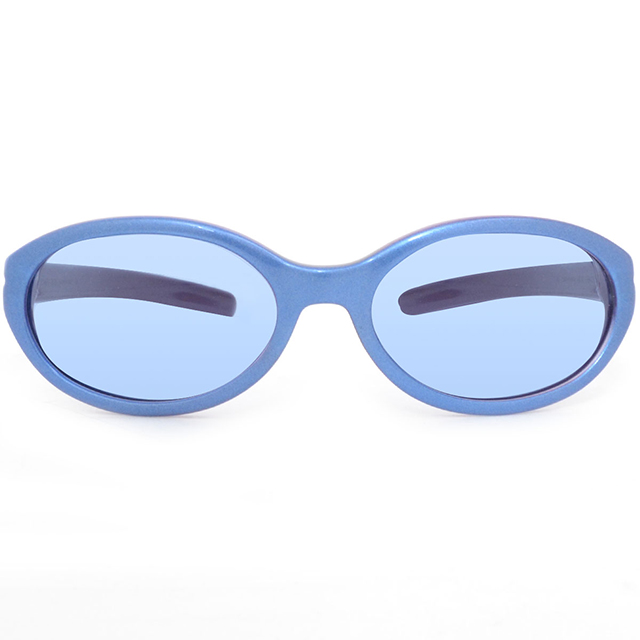 Romeo Gigli 義大利 俏皮透明感太陽眼鏡 / 藍框RG164811