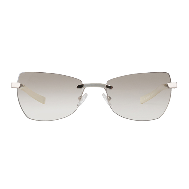 Gianfranco Ferré 義大利 漸層簡約好搭款造型太陽眼鏡 / 透白 GF55302