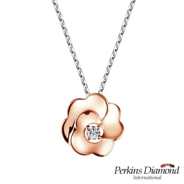 PERKINS 伯金仕 Rose玫瑰金系列 鑽石項鍊