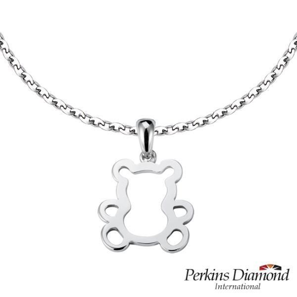 PERKINS 伯金仕 品牌熊系列 鑽石項鍊