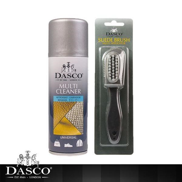 DASCO 複合清潔保養噴劑200ml+多功能麂皮刷
