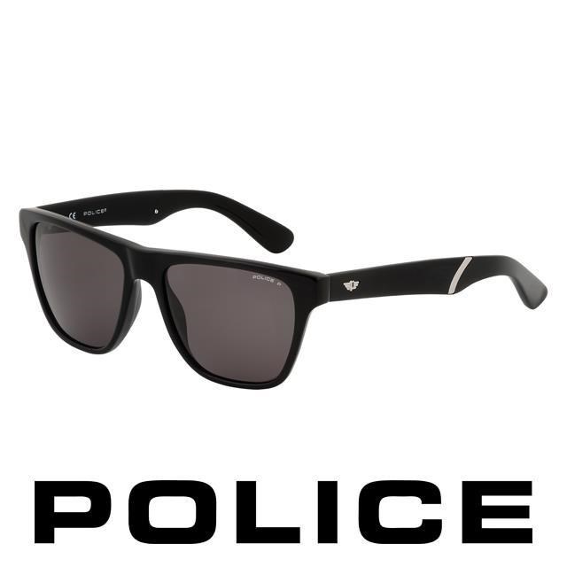 POLICE 都會復古時尚偏光太陽眼鏡 (消光黑) POS1796-700Z