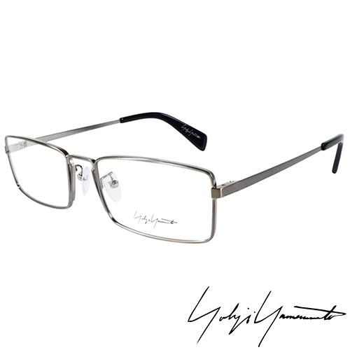 Yohji Yamamoto 山本耀司 時尚前衛方框光學眼鏡-銀-YY3003-914